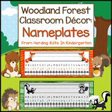 Forest Classroom Decor Desk Name Tags