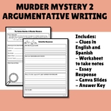 Forest Detective: ELA Murder Mystery-Argumentative Writing