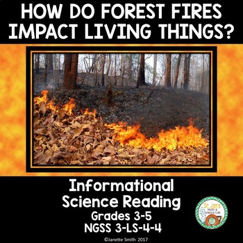 Preview of Forest Fire Science Reading