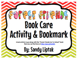 Forest Friends Book Care Bookmark and Activity