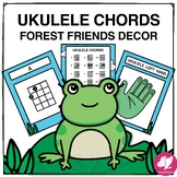 Forest Friends Music Classroom Decor: Frog Ukulele Chord C