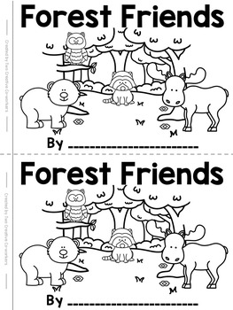 Preview of High Frequency Word "the": Read and Write Book {Forest Themed} FREEBIE!