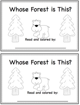 Forest Habitat Literacy Unit by The Whole Wheat Class | TpT