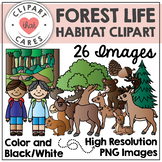 Forest Life Clipart by Clipart That Cares