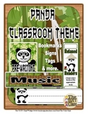 Forest Panda Theme Classroom Decor