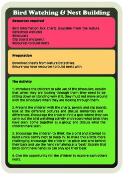 Preview of Forest School Activity Cards