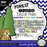 Forest Theme Decor Pack Royal Blue