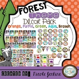 Forest Theme Decor Pack (Orange,Purple, Blue, Green, Brown)