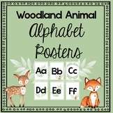 Forest Woodland Animal Alphabet Posters- 2 Versions and Editable!