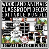 Forest Woodland Animals Owl Classroom Décor Theme Newslett