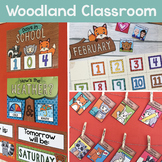 Woodland Classroom Decor Bundle / Forest Animals Classroom Decor / Editable