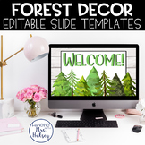 Forest and Shiplap Google Slides Templates Distance Learning