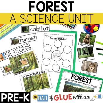 Preview of Forest and Woodlands Habitat Science Lessons and Activities for Pre-K