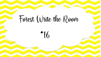 Preview of Forest write the room