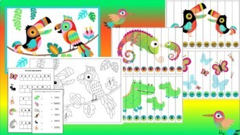 Jungle Et Animaux De La Foret Amazonienne Bresil Maternelle Tpt