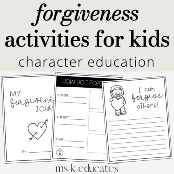 Preview of Forgiveness Activities for Kids