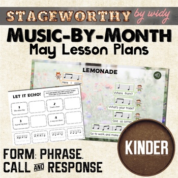 Preview of Musical Form: Call & Response - Kindergarten Music - May Music Lesson