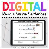 Form a Sentence + Comprehension Digital Basics for Special