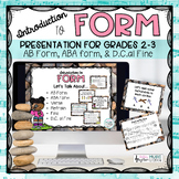 Form in Music - Lesson and Songs to Teach Form in Elementa