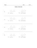 Form test (solo and chorus) first grade