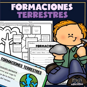 Preview of Formaciones Terrestres | Earth Formations (Spanish)