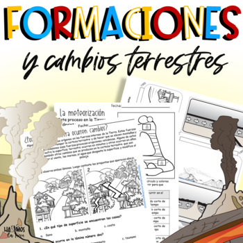 Preview of Formaciones terrestres in Spanish | Spanish Worksheets