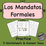 Formal Commands in Spanish Ud. / Uds. Practice Worksheets 