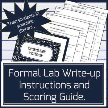 Preview of Formal Lab Write-up: Instructions and score guide. (Distance learning compatible