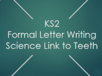 Preview of Formal Letter Writing - Science Link