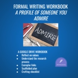 Formal Writing - Personal Profile - GOOGLE DRIVE WORKBOOK