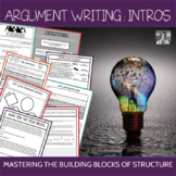 Argumentative Writing: Writing Introductions