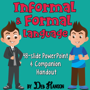 Preview of Formal and Informal Language PowerPoint Lesson