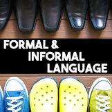 Formal and Informal Language Notes & Practice Worksheets —