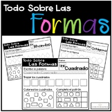 Formas Pre K worksheet bilingual shape worksheet Spanish a