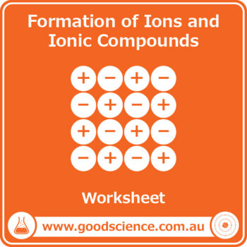 Preview of Formation of Ions and Ionic Compounds [Worksheet]