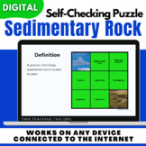 Formation of Sedimentary Rocks Vocabulary | Self Checking 