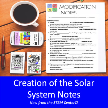 Preview of Formation of the Solar System NOTES for 504 & IEP's