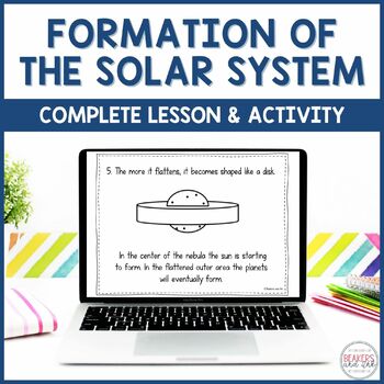 Preview of Formation of the Solar System Worksheet, PPT, Activity Distance Learning