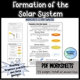 Formation of the Solar System Reading Astronomy Science Sp