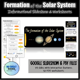 Formation of the Solar System Slideshow and Worksheet Organizers