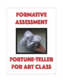 Formative Assessment Fortuneteller for Art Class