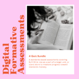 Formative Assessment Pack - Reading Literature (RL.9-10.1.1-6)
