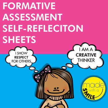 Preview of Formative Assessment Self-Reflection Sheets