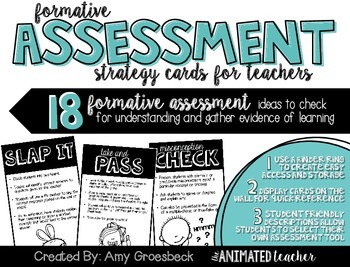 Preview of Formative Assessment Strategy Cards