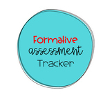 Formative Assessment Tracker *EDITABLE*