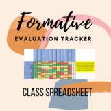 Formative Evaluation Tool (FET) *SPREADSHEET DATA TRACKER