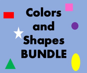 Preview of Colori e Forme (Colors and Shapes in Italian) Bundle
