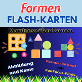 Formen-Lernkarten unterhaltsam – +20 ausdruckbar (Formen m