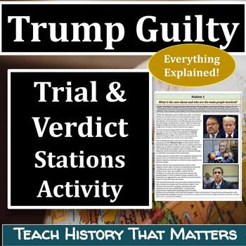Preview of Former President Guilty of Felony Everything Explained Stations Activity & Essay