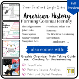 Forming Colonial Identity PPT, Note Taking & Checking for 
